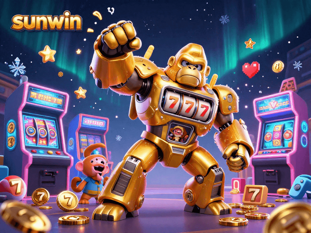Experience winning thrills at sunwin with 3D illustrated casino elements bursting with energy.