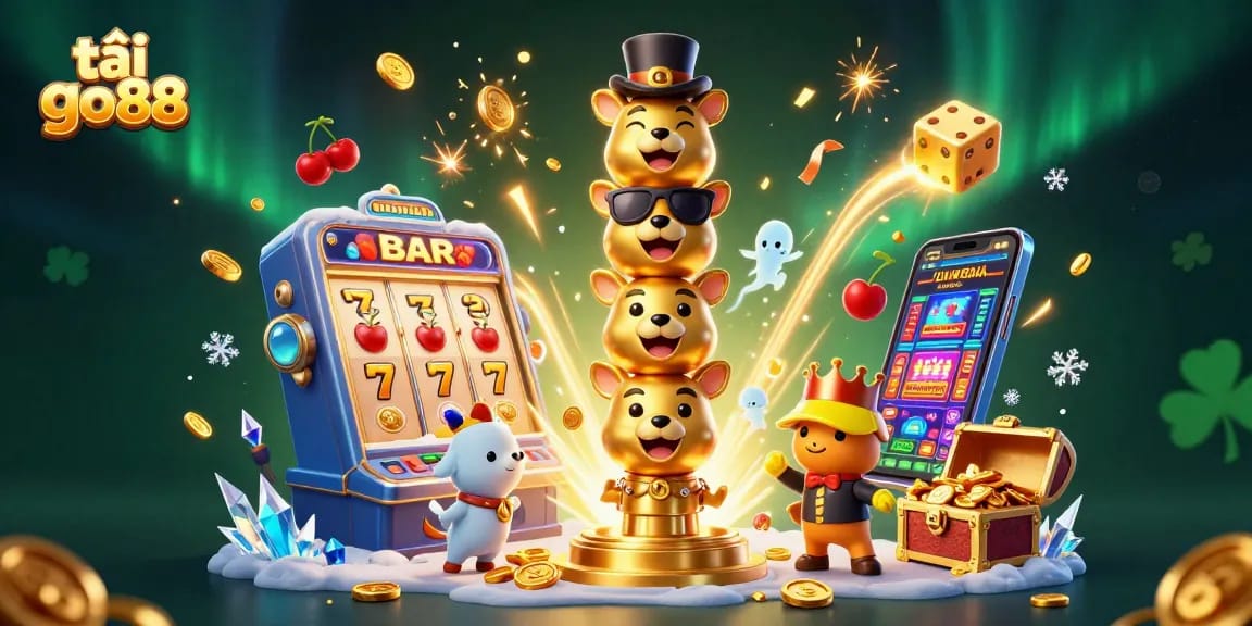 Spin and win with tải go88 as vibrant animal faces celebrate casino riches in a dynamic scene.