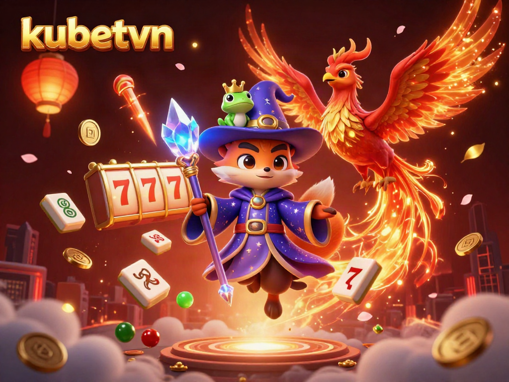 Experience the thrilling action of kubetvn with magical characters and vibrant casino elements.