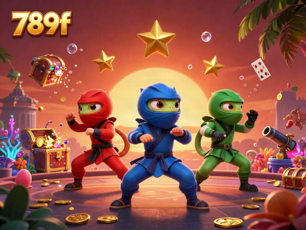 Engage with exciting gameplay at 789f with colorful chameleons featuring vibrant casino elements.