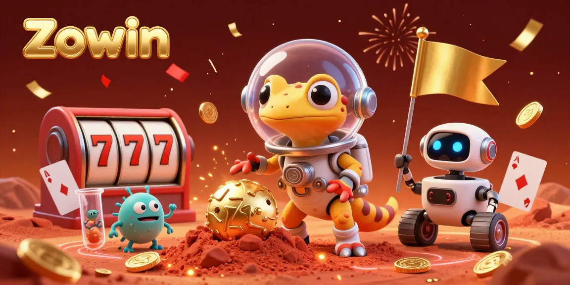 Experience thrilling games and jackpots at Zowin's vibrant casino wonderland.