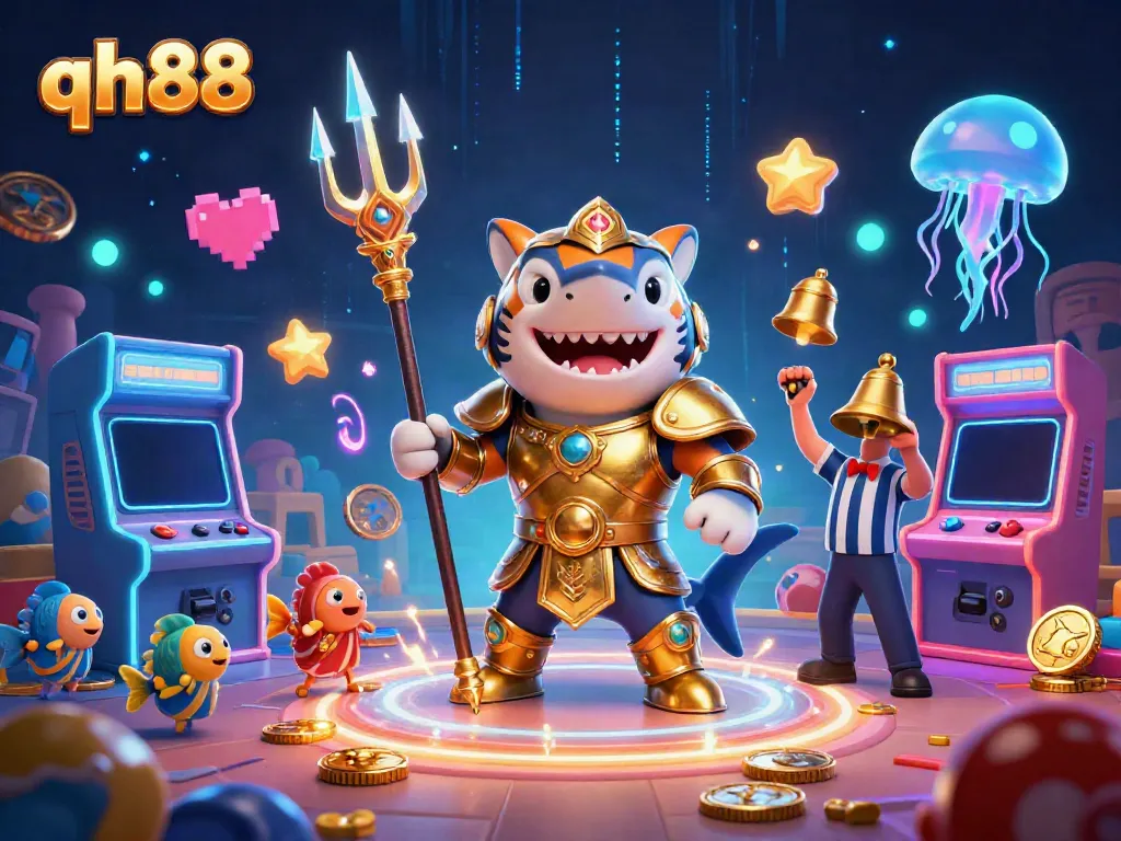 Experience the vibrant world of qh88 with dynamic casino-themed characters and games.
