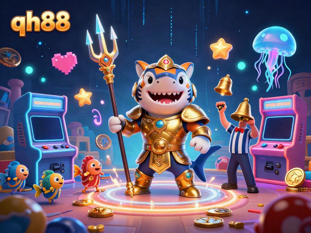 Experience the vibrant world of qh88 with dynamic casino-themed characters and games.