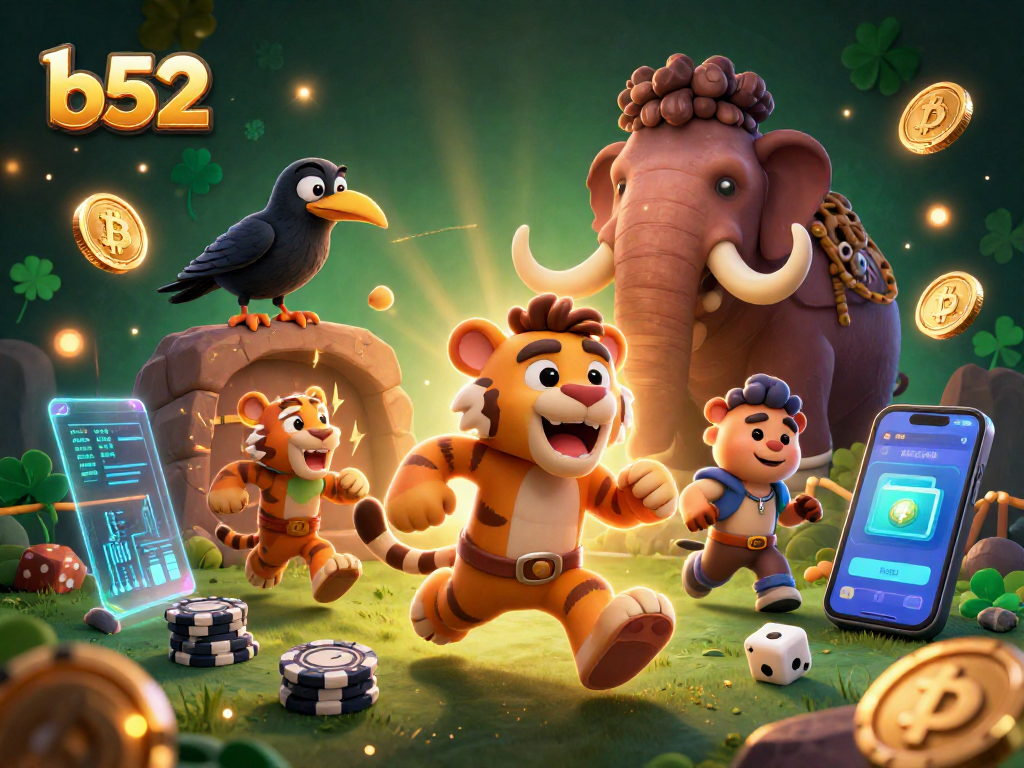Experience thrilling gameplay at b52 with 3D cavemen characters running a unique prehistoric casino.