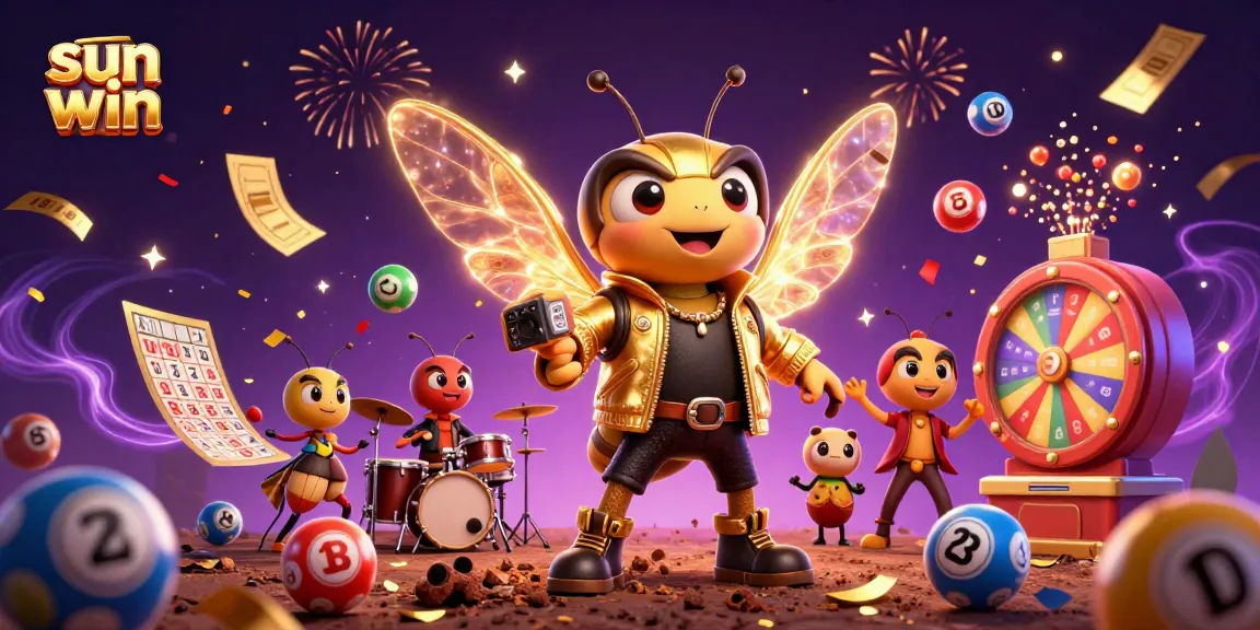 Experience the vibrant and thrilling sun win casino scene with animated characters and lively casino elements.