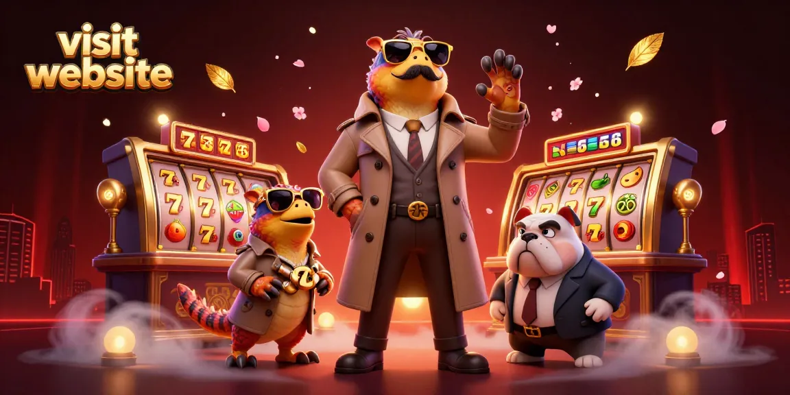Visit website to see three raptors in a trench coat trying to enter a VIP casino.