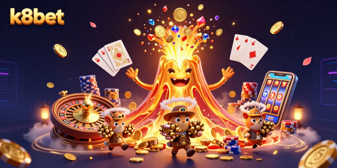 Engage with K8BET’s thrilling casino experience featuring dynamic exploding treasures.