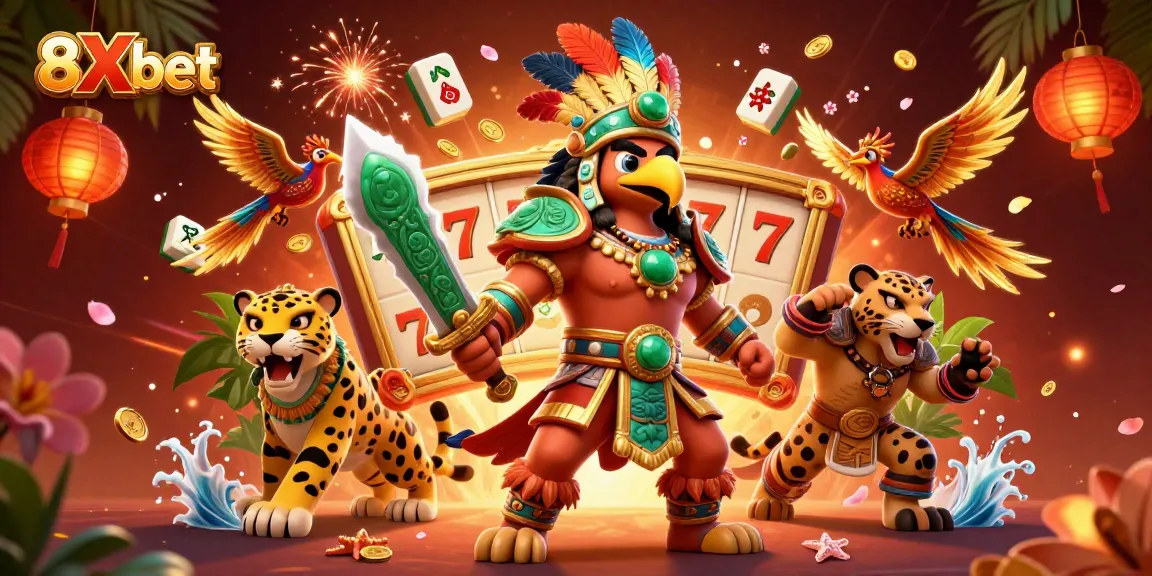 Experience thrilling gameplay with 8Xbet featuring vibrant slot reels and dynamic elements from online gaming.