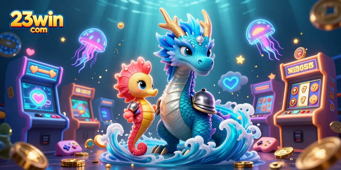 Catch magical moments with 23win com casino-themed ocean adventure featuring vibrant characters and elements.