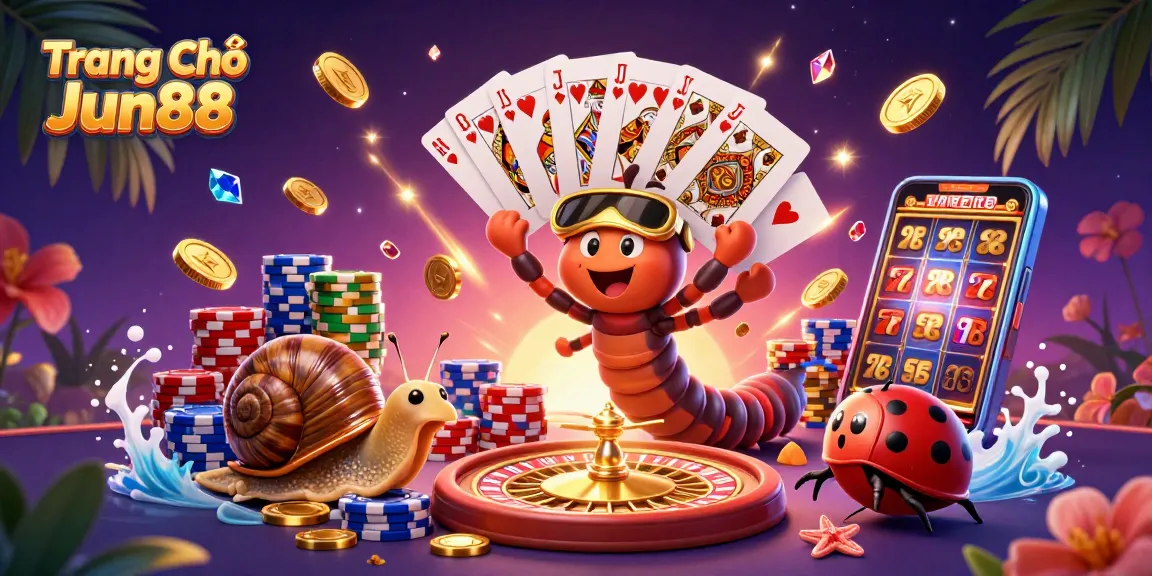 Engage in exciting gameplay at Trang Chủ Jun88 with immersive casino elements and colorful characters.