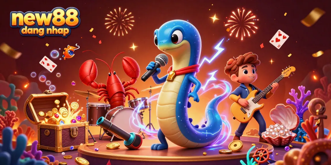 Engage in gaming excitement with new88 dang nhap featuring a vibrant underwater casino scene.