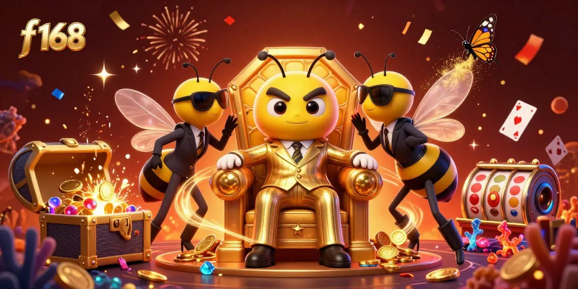 Experience the excitement at f 168's vibrant casino with colorful gems and thrilling game elements.