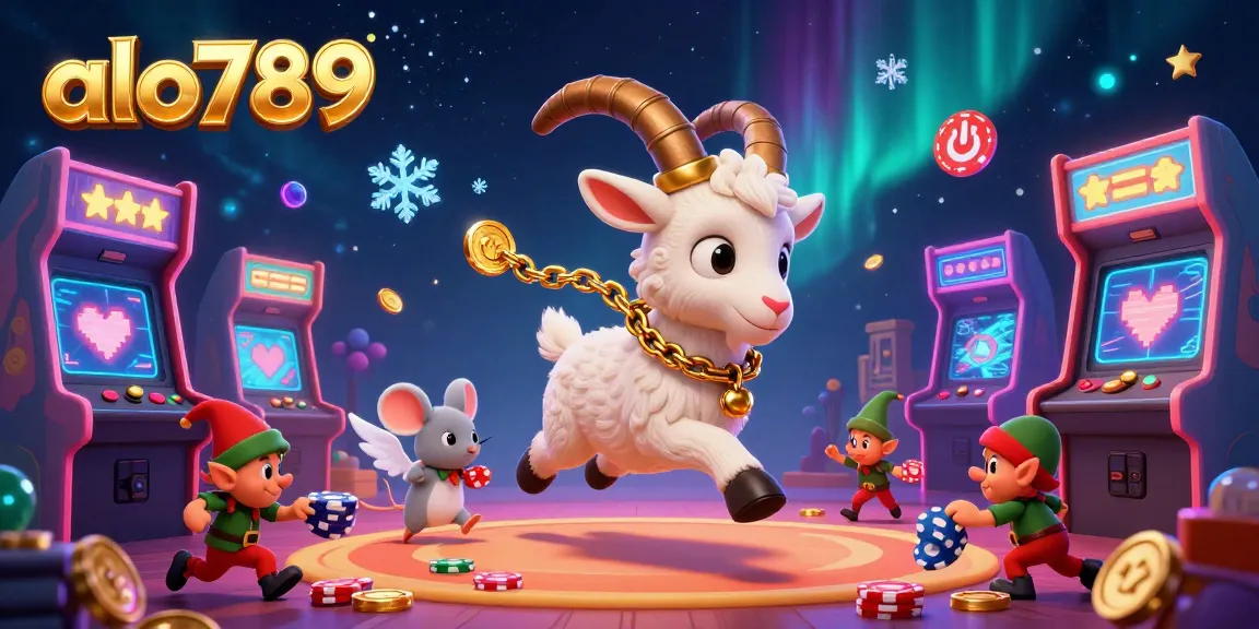 Experience the thrill of alo789 with a lively casino scene featuring playful characters stealing poker chips.