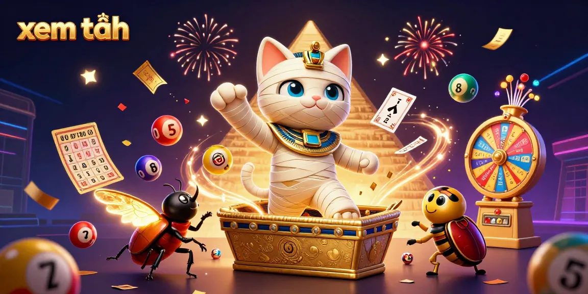 Join the excitement with xem thêm at this vibrant pyramid casino scene, showcasing thrilling lottery games!
