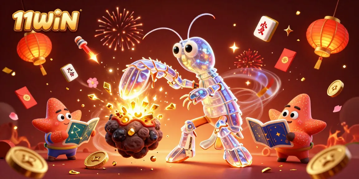 Experience the thrill of winning 11WIN as the galactic samurai mantis shrimp conquers the casino universe!