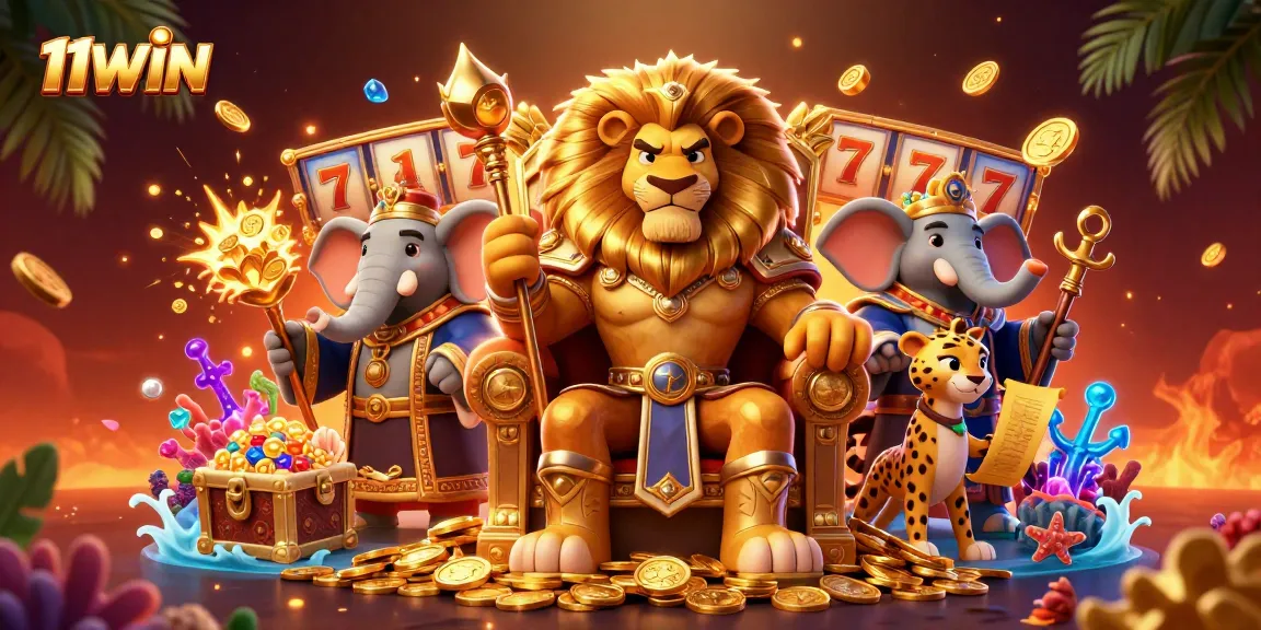 Experience dynamic casino action with 11WIN featuring colorful slots and vibrant game elements.